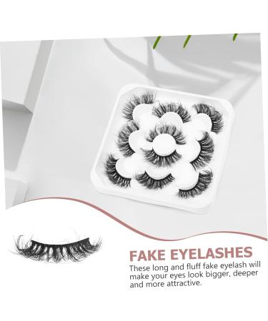 POPETPOP 25 Pairs Eyelashes Lash Cosmetics False Lash Women Fake Eyelash Soft Light Fake Lash Long Fake Lash Cosmetic Fake Lashes Soft Thick Lashes 3d Miss Extend Make up Fiber - Buy Online on GoSupps.com