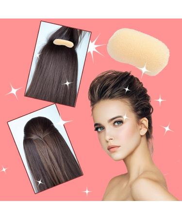 AIBYKS Hair Volume Pad - Sponge for Increased Volume | Easy-to-Use Hair Accessories for Women & Girls - Beige Volume Padding for Clips - Buy Online on GoSupps.com