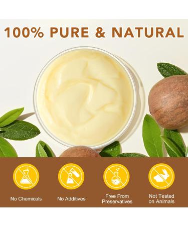 SORRY Shea butter 220 g pure natural unrefined shea butter for the care of dry skin with vitamins A and F deeply nourishes effectively soothes and makes the skin supple provides longlasting hydration - Buy Online on GoSupps.com