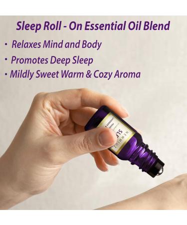 Sleep Well Essential Oil Roll-On | Anti-Stress Calming Aromatherapy Stick - Lavender Bergamot & Frankincense - Perfect Gift for Women | Destress & Relaxation | New Miuz USA - Buy Online on GoSupps.com