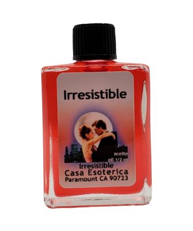 Irresistible Oil (Irresistible Aceite) Spiritual Anointing Oil by CASA ESOTERICA MAGICK SPACE-0.5 FL OZ(1PACK)