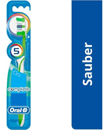 Oral-B Complete 5 Cleaning Zones Manual Toothbrush Medium - 12 Pack for Effective Oral Care | International Shipping Available - Buy Online on GoSupps.com