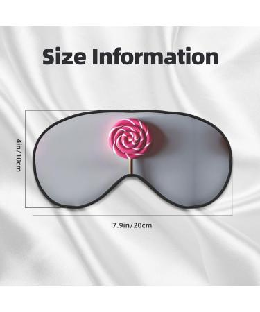 Lollipop Print Ultra-Soft Light-Blocking Eye Mask - Optimal Comfort & Restful Sleep | International Shipping Available - Buy Online on GoSupps.com