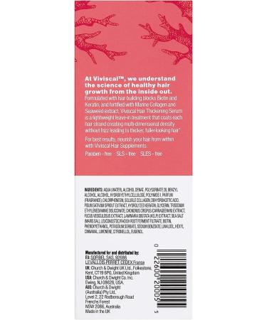 Viviscal Hair Tickening Serum - Buy Online on GoSupps.com