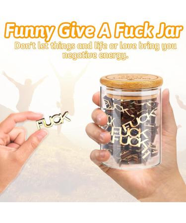 Audasi Fucks to Give Jar of Fucks Emergency Fuck Jar Jar of Fucks Gift Jar Wooden Fucks Gift Swear Jar Gift for Men Women Gag Gifts Fucks Jar of Gifts for Christmas Funny Spoof Birthday Gift - Buy Online on GoSupps.com