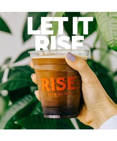 RISE Brewing Co. Original Black Nitro Cold Brew Coffee 4 Pack - Vegan, Sugar & Gluten-Free, Organic & Non-GMO Low Acidity 7 fl. oz. Cans - Buy Online on GoSupps.com