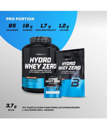 Buy BiotechUSA Hydro Whey Zero - Gluten-Free Sugar-Free Fat-Free | 80% Protein | 1.81 kg Chocolate | International Shipping - Buy Online on GoSupps.com