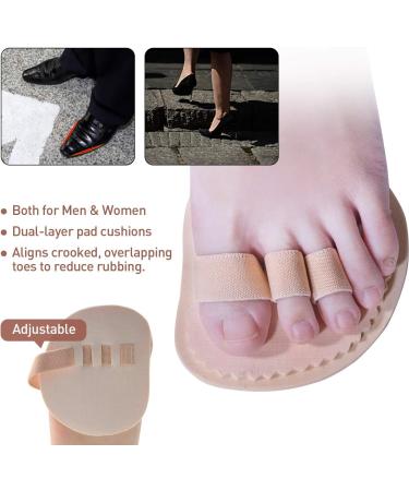 Paris Big Toes Ballenzeh Protector Pads - Thumb Toe Straightener & Separator for Crooked Toes Hammer Toe Pain Relief & Hallux Valgus Correction - Buy Online on GoSupps.com