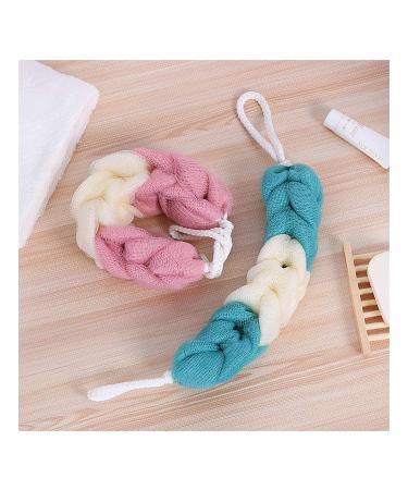 Wonfirst Long Braided Back Scrub - Exfoliating Loofah Bath Sponge - Buy Online on GoSupps.com