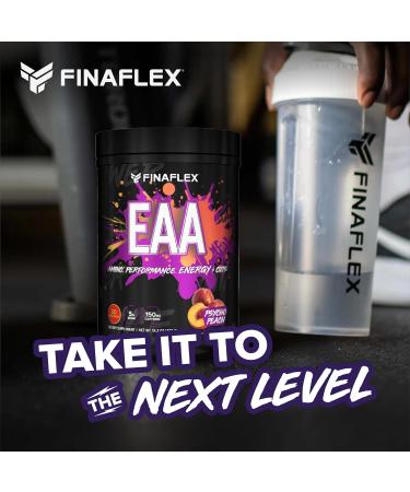 FINAFLEX EAA Psycho Peach - 14.2 oz - Promotes Performance Energy & Cuts - with BCAAs L-Glutamine L-Arginine Acetyl-L-Carnitine & Caffeine - 30 Servings - Buy Online on GoSupps.com