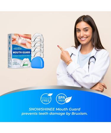 Visismile Mouth Guard for Teeth Grinding - Professional Dental Night Guard for Bruxism Relief 4 Pack with 12 Cleaning Tablets - Ideal for Nighttime Clenching 2 Sizes Available - Buy Online on GoSupps.com
