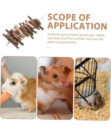 INOOMP Oral Biting Playthings Wooden Pet Chewing Balls Bunny Treats Comforting Teething Toy - Buy Online on GoSupps.com