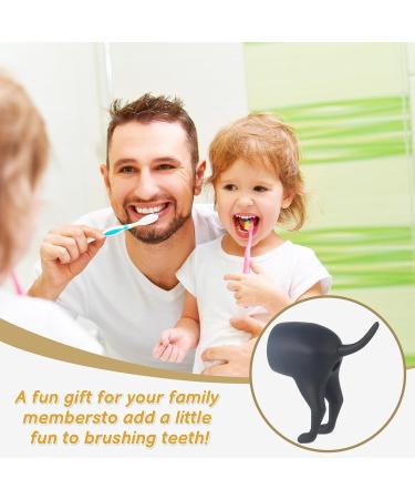Apricitie 3-Piece Kack Set with Toothpaste Attachment - Creative Dispenser Caps & Funny Dog-Themed Bathroom Accessories - Buy Online on GoSupps.com