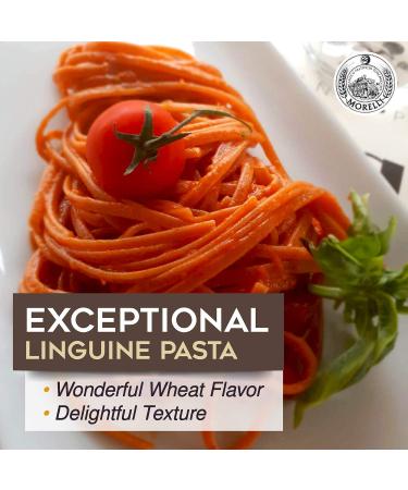 Morelli Red Chili Linguine Pasta - Organic Wheat Germ Red Pepper Pasta from Italy - 8.8oz x 2 Pack - Gourmet Italian Pasta - Buy Online on GoSupps.com