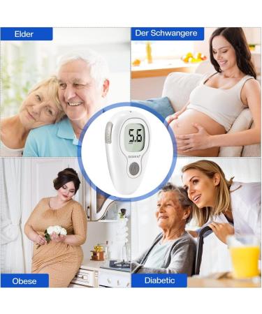 Blood Glucose Monitor G-427B Testing Kit with 100 Strips & Lancets - Portable Home Blood Sugar Test Kit (Upgraded Needle) - Monitor Set - Buy Online on GoSupps.com