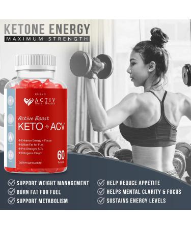 Activ Boost Keto ACV Gummies - Advanced Formula with Apple Cider Vinegar (60 Gummies) - Buy Online on GoSupps.com