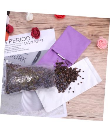COLLBATH Heated Eye Mask organic flax eye pillows sleeping eye pillow relaxation eye masks sleeping eye cover microwavable heated eye masks lavender eye pillow Yoga Eyeshade natural purple Size 1 Purple - Buy Online on GoSupps.com