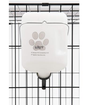 Lixit Dog Water Bottle 1.8L (64oz) - Large White Dog Water Dispenser for International Shipping - Buy Online on GoSupps.com