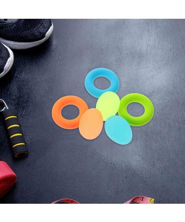 LUOZZY Hand Exercise Balls Grip Rings Kit for Strengthening Grip Reducing Stiffness Arthritis Pain Relief Exerciser - Buy Online on GoSupps.com