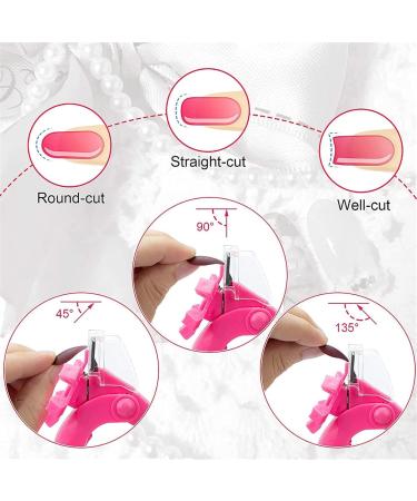 FURLOU Nail Clipper Nail Clipper Adjustable Stainless Steel Nail Tip Cutter Artificial Fake Nail Trimmer for False Nail Art Manicure Tools Trimmer (Color : White) - Buy Online on GoSupps.com
