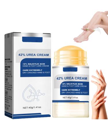 EXQST Foot Cream with 42% Urea for Dry and Cracked Heels Repair Hand and Foot Cream Stick Moisturizing Lotion for Dry Cracked Feet Heel Repair
