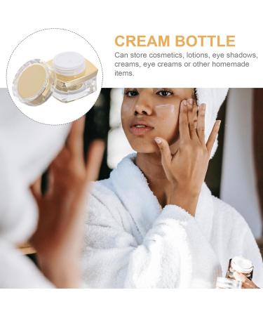Beavorty 1Pc cream Small Creams Jar Portable Face Cream Bottle face lotion Make- up Cosmetic Jars terrarium Multipurpose Sub Container oil make up travel Acrylic - Buy Online on GoSupps.com