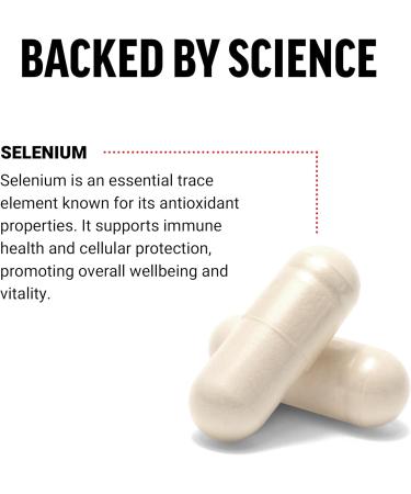 Force Factor Selenium Immune Support Supplement Selenium 200mcg Capsules to Support Immune Defense Immunity Supplement Vegan Non-GMO 120 Capsules Unflavored 120 Count (Pack of 1) - Buy Online on GoSupps.com