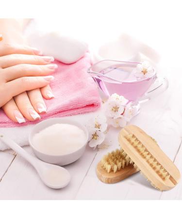 6-Piece Double Sided Wooden Nail Cleaning Brushes for Men, Women, Kids - Nail Scrub Brushes for Manicure/Pedicure Supplies - Buy Online on GoSupps.com