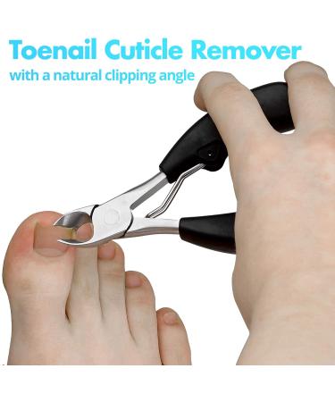 MEDca Precision Toenail Clipper Tool - Premium Ingrown Toenail Cuticle Remover Trimmer and Thick Toenails Nipper Surgical Grade Stainless Steel Nail Foot Treatment for Grooming Nail Care - Buy Online on GoSupps.com