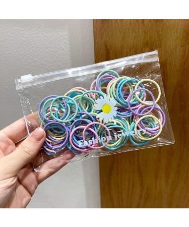 300PCS Multicolor Baby Toddler Hair Ties | Elastic Hair Bands for Kids | No Crease Ponytail Holders | Gentle on Hair | Mixed Color Set - Buy Online on GoSupps.com