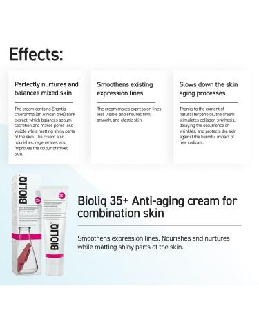 Bioliq - 35+ Anti-Aging Cream for Combination Skin - Buy Online on GoSupps.com