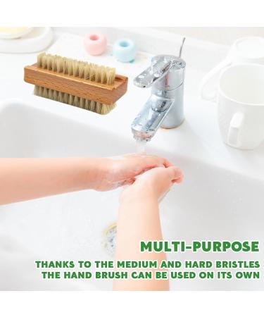 Buy PIZSIET 5-Piece Wood Nail Brush Set | Double-Sided Hand Brushes for Manicure & Pedicure - International Shipping Available - Buy Online on GoSupps.com