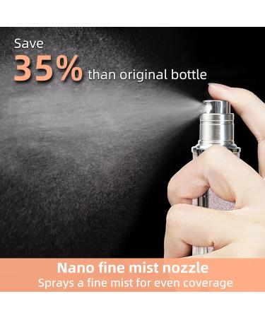 AE00SI Glitter Diamond Perfume Atomiser - 5ml Refillable Leak-Proof Bottle for Women & Men | Perfect Travel Gift - Buy Online on GoSupps.com