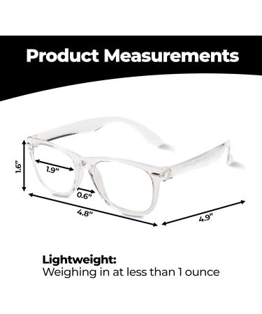 GALVANOX Ava & Ethan Blue Light Glasses for Kids | Blue Light Blocking for Ages 3-12 | Clear Perfect for Computer & Gaming - Buy Online on GoSupps.com