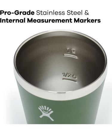 Hydro Flask Stainless Steel Outdoor Kitchen Tumbler - Reusable Camping Cup | Dishwasher Safe, BPA-Free, Non-Toxic Olive - Buy Online on GoSupps.com
