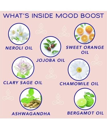Laki Naturals Mood Boost Essential Oils Blend - Calming Aromatherapy Roller (10ml) with Sweet Orange Bergamot Neroli & Chamomile for Emotional Balance - Ship Internationally - Buy Online on GoSupps.com
