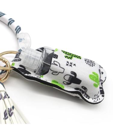 Empty Travel Refillable 1oz Bottle Keychain - Cactus Perfume/Sanitizer Holder Bracelet - Buy Online on GoSupps.com
