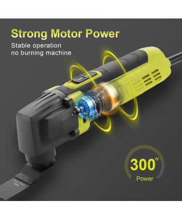 DEWINNER Oscillating Multi-Tool Detail Sander for Drill Attachment Sanding Kit a Mini Saw & Grinder Scraper and Grout Remover Variable Speed Universal Fit Accessory - Buy Online on GoSupps.com