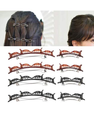 Bangs Hairstyle Hairpin Set 8 Pieces Women Girl's Hair Styling Bangs Clip DIY Hair Band Hairpins Hair Tool Accessories - Buy Online on GoSupps.com