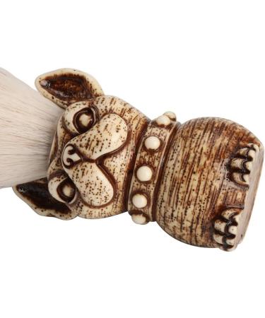 Faletony Nylon Shaving Brush with Skull Wooden Handle - Bulldog Design for Men | Premium Beard Brush for a Smooth Shave - Buy Online on GoSupps.com