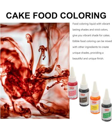 SOLUSTRE 4 Food Coloring Decor Cake Kit Kitchen Baking Supplies Candy Baking Supplies Icing Colors Cake Food Egg Coloring Kit Food Dye Cake Baking Supplies Christmas Xanthan Gum Water Oil - Buy Online on GoSupps.com