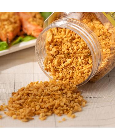 Crispy Fried Garlic 200g garlic bread seasoning crispy garlic used for Salad Toppings Fried Onions - Ramen Rice Seasoning - Buy Online on GoSupps.com