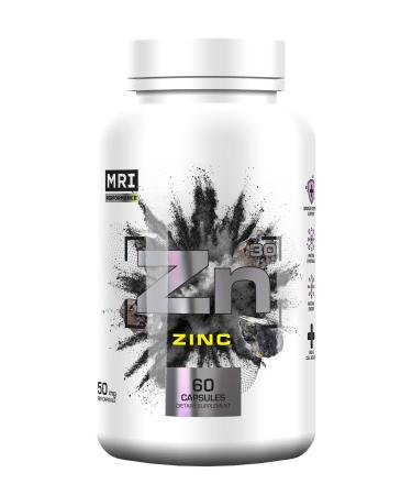 MRI Zinc 50mg Vegan Caps Boost Immune System & Increase Energy & Endurance