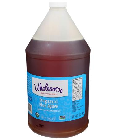 Wholesome Sweeteners Organic Blue Agave, 176oz , 1 Case 1-Gallon - Buy Online on GoSupps.com