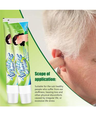 0.7oz Tinnitus Relief Cream - Plant Extract Treatment for Ear Ringing & Hearing Loss | Men & Women Health Care - Buy Online on GoSupps.com