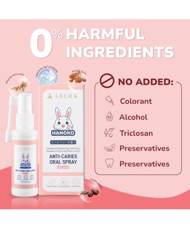 Abera Anti-Caries Kids Oral Spray - Fluoride Free Toddler Toothpaste Helper with 360 Rotating Spout for Cavity Repair & Fresh Breath - 1.35 fl oz - Buy Online on GoSupps.com