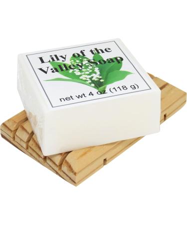 Lily Of The Valley Glycerin Soap by Eclectic Lady - 4 oz Bar | Buy Internationally - Buy Online on GoSupps.com
