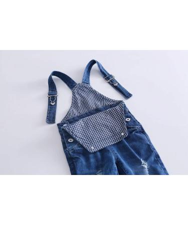 KIDSCOOL SPACE Baby Boy Girl Jean Overalls 18-24 Months Blue-2082 - Buy Online on GoSupps.com