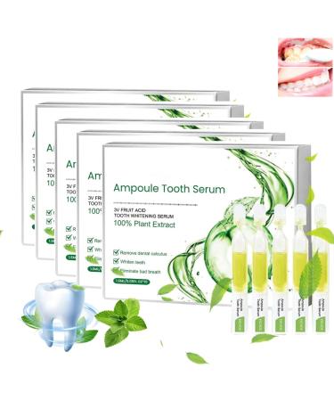 Tolpa ampoule toothpaste-tlopa ampoule tooth serum ampoule-essence toothpaste 3-V-fruit acid tooth elevator essence removal of tartar and plaque easy to use (5box/50pcs)
