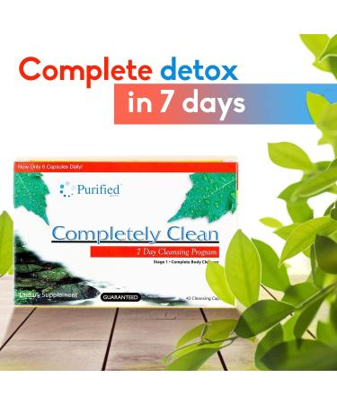 Omni Completely Clean 7 Day Detox - Complete Body Cleansing Support Pills Deep System Cleanser Flush Toxins & Waste 42 Capsules (Pack of 2) - International Shipping Available - Buy Online on GoSupps.com